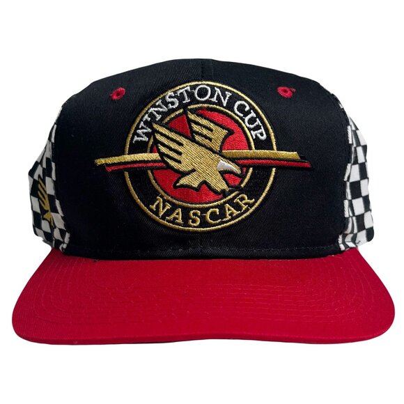 Vintage Winston Cup Nascar Checkered Snapback - Picture 1 of 7
